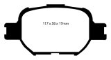 EBC S13 Brake Pad and Rotor Kit (1x ebcRK7110, 1x ebcDP41325R) thumbnail 5