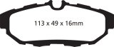 EBC S13 Brake Pad and Rotor Kit (1x ebcRK7254, 1x ebcDP41870R) thumbnail 5