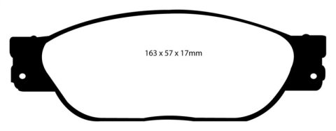 EBC S12 Brake Pad and Rotor Kit (1x ebcRK950, 1x ebcDP31220C) thumbnail 6