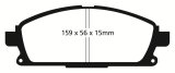 EBC S20 Brake Pad and Rotor Kit (1x ebcUD855, 1x ebcRK7219, 1x ebcUD905, 1x ebcRK7284) thumbnail 5
