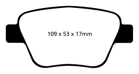 EBC S12 Brake Pad and Rotor Kit (1x ebcDP32075C, 1x ebcRK1772) thumbnail 5