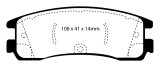 EBC S12 Brake Pad and Rotor Kit (1x ebcRK7091, 1x ebcDP31122C) thumbnail 6
