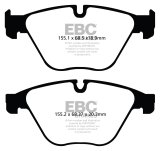 EBC S12 Kits Redstuff Pads and RK Rotors (1x ebcDP32103C, 1x ebcRK7521) thumbnail 4