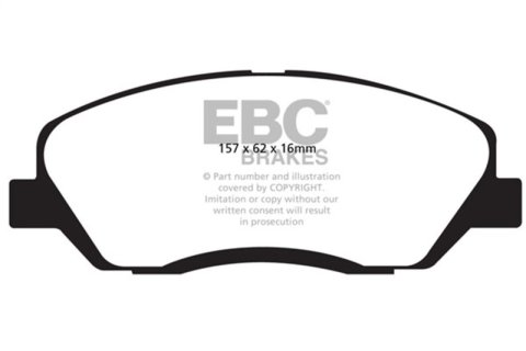 EBC S13 Brake Pad and Rotor Kit (1x ebcRK7540, 1x ebcDP41783R) thumbnail 6