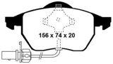 EBC S13 Brake Pad and Rotor Kit (1x ebcRK602, 1x ebcDP41114R) thumbnail 6