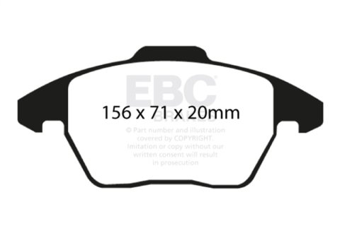 EBC S1 Brake Pad and Rotor Kit (1x ebcUD1107, 1x ebcRK1386) thumbnail 6