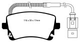 EBC S20 Brake Pad and Rotor Kit (1x ebcUD1111, 1x ebcRK1394, 1x ebcRK1426, 1x ebcUD1018) thumbnail 6