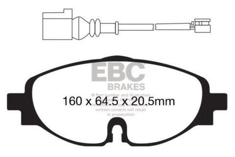 EBC S1 Brake Pad and Rotor Kit (1x ebcRK1386, 1x ebcUD1760) thumbnail 9