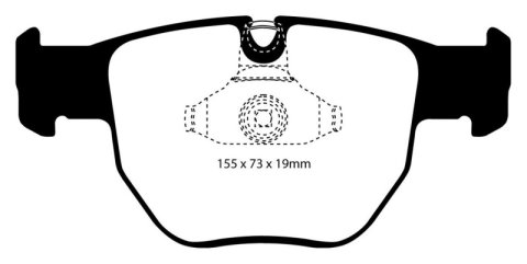 EBC S1 Brake Pad and Rotor Kit (1x ebcRK1207, 1x ebcUD992) thumbnail 4