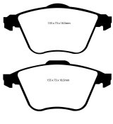 EBC S1 Brake Pad and Rotor Kit (1x ebcRK7501, 1x ebcUD9152) thumbnail 4
