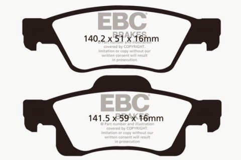 EBC S1 Brake Pad and Rotor Kit (1x ebcUD1498, 1x ebcRK7558) thumbnail 8