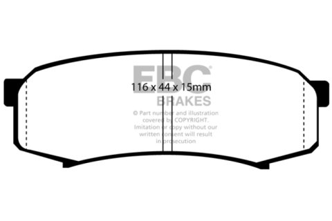 EBC S1 Brake Pad and Rotor Kit (1x ebcRK7161, 1x ebcUD606) thumbnail 9