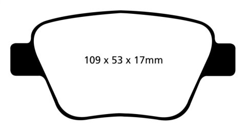EBC S10 Brake Pad and Rotor Kit (1x ebcDP22075, 1x ebcGD1772) thumbnail 4