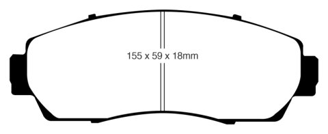 EBC S1 Brake Pad and Rotor Kit (1x ebcUD1089, 1x ebcRK7522) thumbnail 5