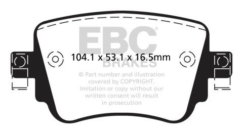 EBC S9 Brake Pad and Rotor Kit (1x ebcUSR1772, 1x ebcDP42201R) thumbnail 5