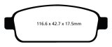 EBC S11 Brake Pad and Rotor Kit (1x ebcDP22066, 1x ebcRK7626) thumbnail 6