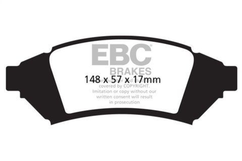 EBC S1 Brake Pad and Rotor Kit (1x ebcUD1000, 1x ebcRK7180) thumbnail 9
