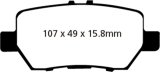 EBC S10 Brake Pad and Rotor Kit (1x ebcGD7258, 1x ebcDP21736) thumbnail 5