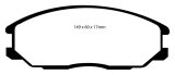 EBC S13 Brake Pad and Rotor Kit (1x ebcRK7616, 1x ebcDP41332R) thumbnail 6