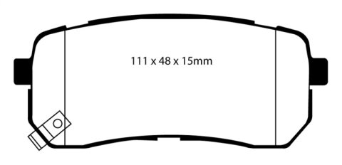 EBC S14 Brake Pad and Rotor Kit (1x ebcDP61814, 1x ebcRK7622) thumbnail 6