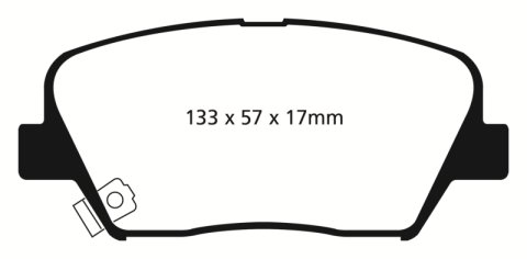 EBC S5 Brake Pad and Rotor Kit (1x ebcGD7619, 1x ebcDP41863R) thumbnail 6
