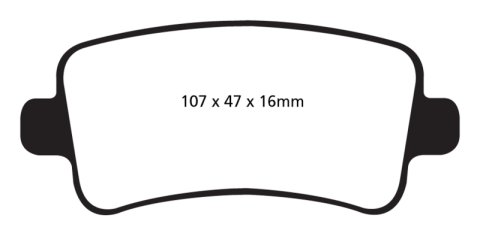 EBC S4 Brake Pad and Rotor Kit (1x ebcDP32016C, 1x ebcUSR1693) thumbnail 6