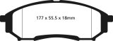 EBC S7 Brake Pad and Rotor Kit (1x ebcED91778, 1x ebcBSD7319) thumbnail 6