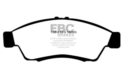 EBC S10 Brake Pad and Rotor Kit (1x ebcGD7344, 1x ebcDP21390) thumbnail 5