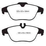 EBC S11 Brake Pad and Rotor Kit (1x ebcRK1584, 1x ebcDP21990) thumbnail 6