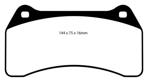 EBC S12 Brake Pad and Rotor Kit (1x ebcRK1602, 1x ebcDP31462C) thumbnail 6