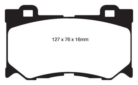 EBC S12 Brake Pad and Rotor Kit (1x ebcRK7512, 1x ebcDP31823C) thumbnail 6