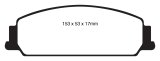 EBC S13 Brake Pad and Rotor Kit (1x ebcDP41833R, 1x ebcRK7495) thumbnail 5