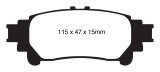 EBC S13 Brake Pad and Rotor Kit (1x ebcRK7535, 1x ebcDP41850R) thumbnail 5