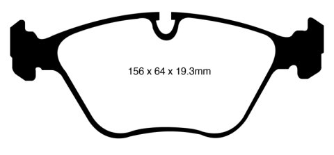 EBC S14 Brake Pad and Rotor Kit (1x ebcDP61994, 1x ebcRK1594) thumbnail 6