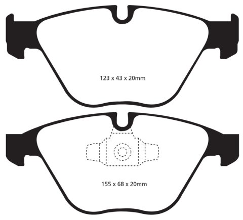 EBC S2 Brake Pad and Rotor Kit (1x ebcDP21512, 1x ebcUSR7488) thumbnail 5