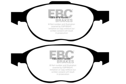 EBC S2 Brake Pad and Rotor Kit (1x ebcUSR1313, 1x ebcDP21524) thumbnail 9