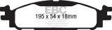 EBC Stage 2 Sport Disc Brake Kits for 2011-2018 FLEX, MKT, TAURUS - S2KF1276 Pad and Rotor Kit thumbnail 9