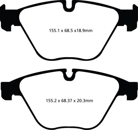 EBC S2 Brake Pad and Rotor Kit (1x ebcDP22103, 1x ebcUSR1821) thumbnail 5