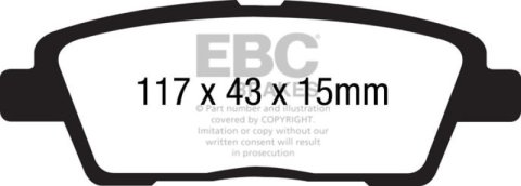 EBC S2 Brake Pad and Rotor Kit (1x ebcDP21881, 1x ebcUSR7591) thumbnail 9