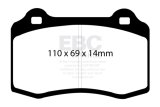 EBC S2 Brake Pad and Rotor Kit (1x ebcDP21140, 1x ebcUSR1831) thumbnail 9