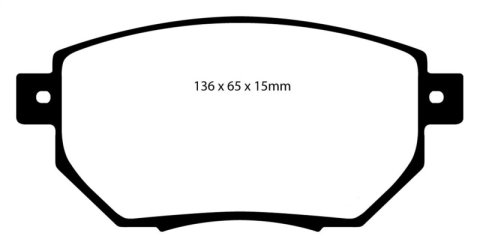 EBC S3 Brake Pad and Rotor Kit (1x ebcDP61659, 1x ebcGD7218) thumbnail 6