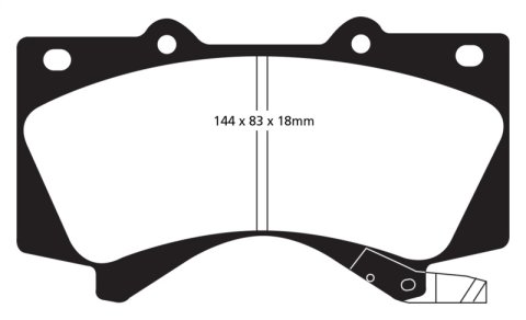 EBC S3 Brake Pad and Rotor Kit (1x ebcDP61815, 1x ebcGD7435) thumbnail 4