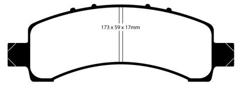 EBC S3 Brake Pad and Rotor Kit (1x ebcDP61667, 1x ebcGD7210) thumbnail 6