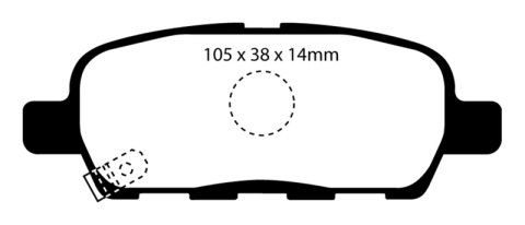 EBC S3 Brake Pad and Rotor Kit (1x ebcGD7586, 1x ebcDP61955) thumbnail 4
