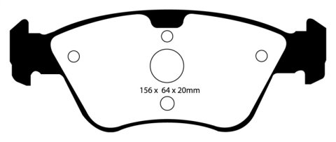 EBC S4 Brake Pad and Rotor Kit (1x ebcDP31075C, 1x ebcUSR1237) thumbnail 4