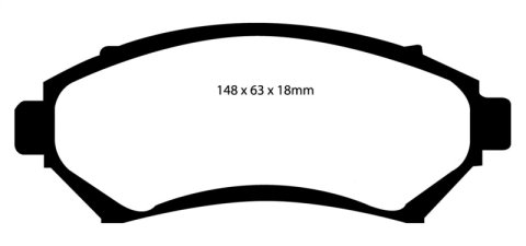 EBC S4 Brake Pad and Rotor Kit (1x ebcUSR7005, 1x ebcDP31100C) thumbnail 6