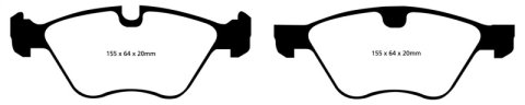 EBC S4 Brake Pad and Rotor Kit (1x ebcUSR1359, 1x ebcDP31493C) thumbnail 5