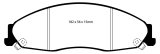 EBC S4 Brake Pad and Rotor Kit (1x ebcUSR7302, 1x ebcDP31645C) thumbnail 6