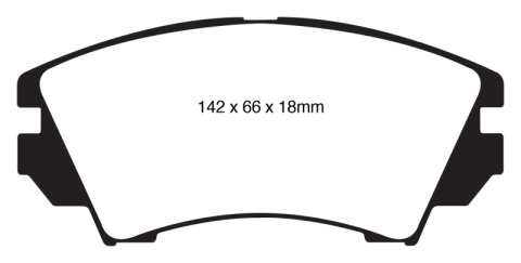 EBC S4 Brake Pad and Rotor Kit (1x ebcDP32014C, 1x ebcUSR7521) thumbnail 5