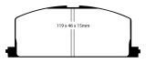 EBC S4 Brake Pad and Rotor Kit (1x ebcDP3453C, 1x ebcUSR754) thumbnail 5